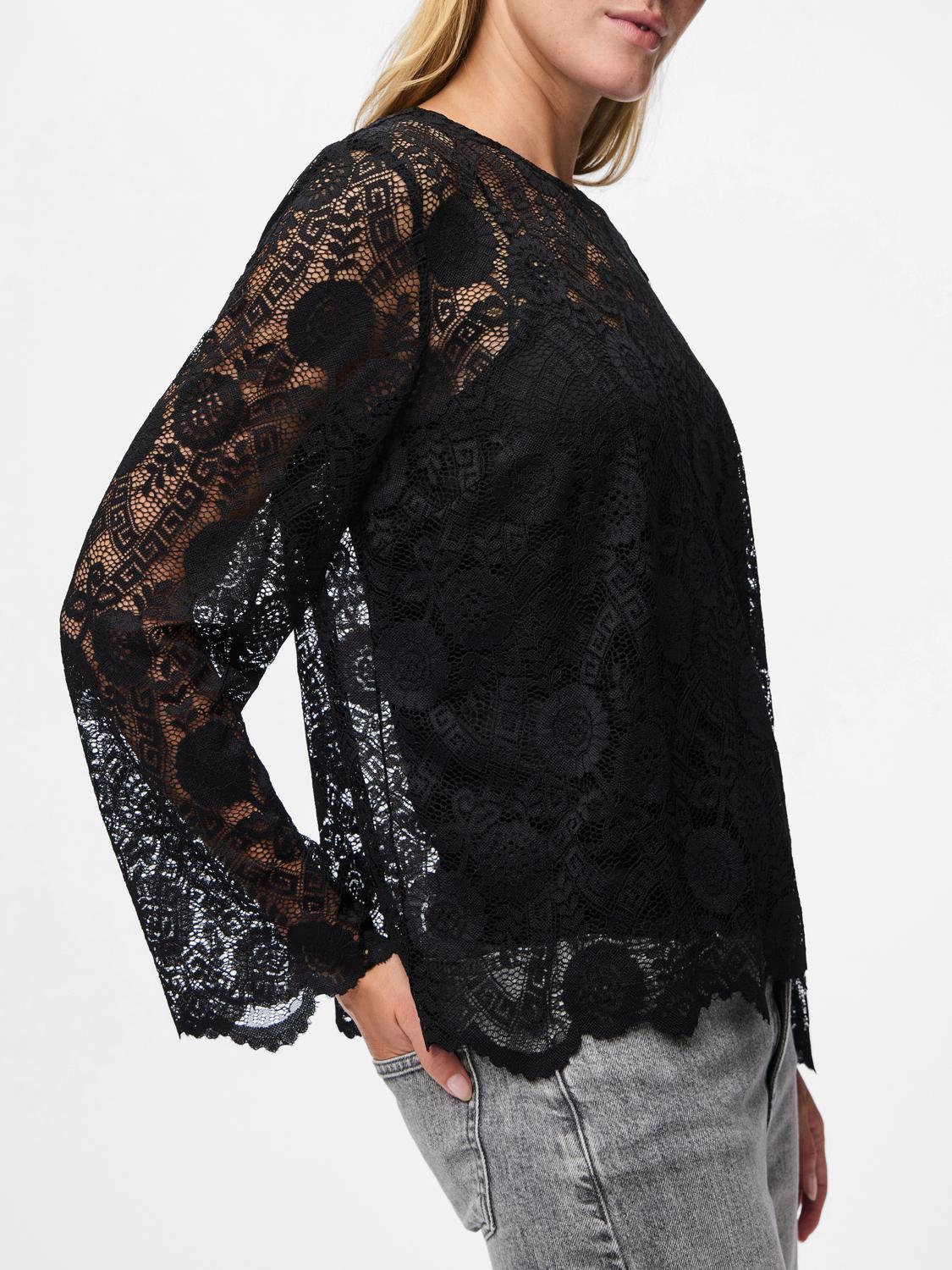 PCOLLINE Top - Black - VERO MODA & VILA Bergvik